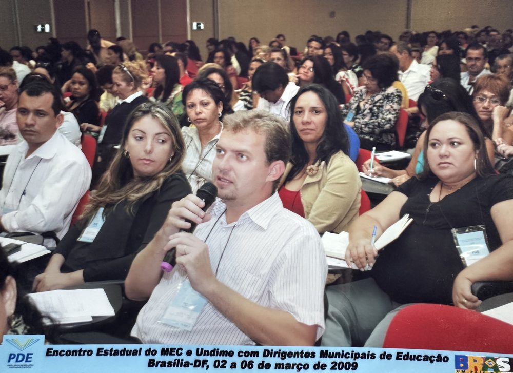 Valter Kuhn em encontro do MEC e da UNDIME em Brasília